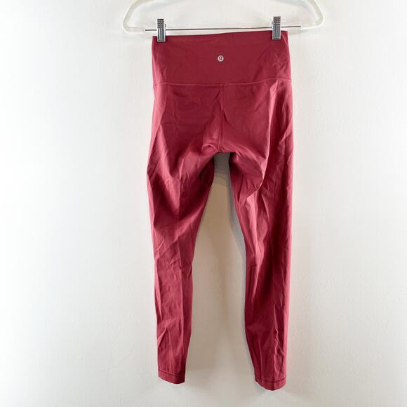 Lululemon Wunder Under High-Rise Leggings 25" Full-On Luxtreme Chianti Red 6 - Picture 7 of 11
